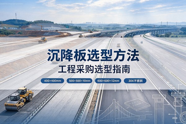修文沉降板选择方法