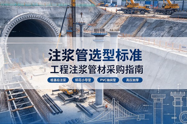 修文注浆管选型标准