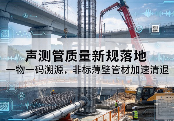 修文声测管质量新规落地，一物一码溯源，非标薄壁管材加速清退