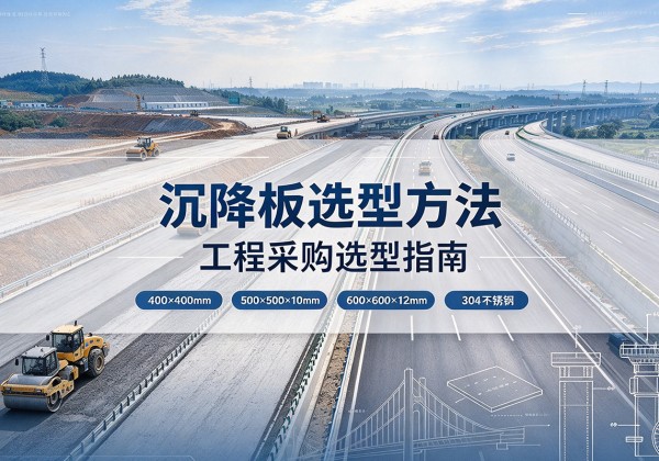 修文沉降板选择方法