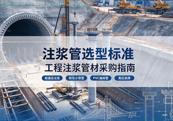 修文注浆管选型标准